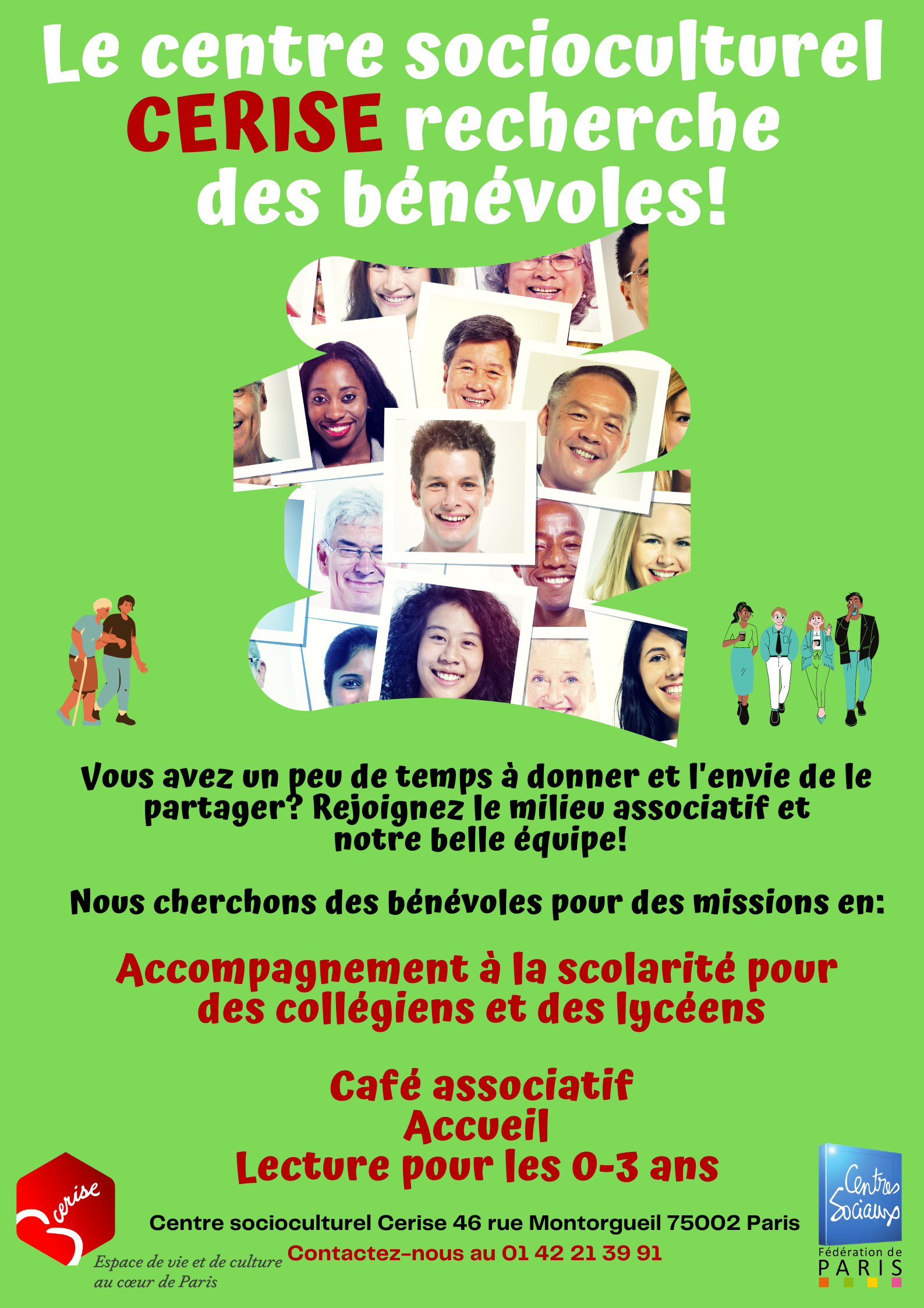 Le centre socioculturel CERISE recherche des bénévoles! (2).png